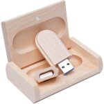 Disque externe usb 2. 0 avec botier en bois drable et bote en bois