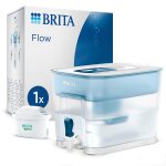 Distributeur d'eau filtre 8, 2l flow basic blue + 1x filtre maxtra pro