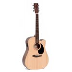 Ditson by sigma dc - 10e - guitare electro - acoustique dreadnought s�rie 10 - naturel satin�