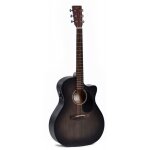 Ditson by sigma gc - 10e - tbk - guitare electro - acoustique grand om s�rie 10 - noir satin�