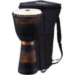 Djemb acajou style africain meinl 13'' adj3b - xl earth brun et noir ( + housse)