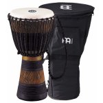 Djemb meinl 10'' adj3b - m earth brun et noir ( + housse) - acajou style africain
