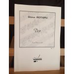 Doina rotaru dor pour fl�te en sol partition editions notissimo