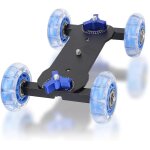 Dolly skater car, portable mini 10kg desktop load rail roller track professional slider car pour dslr ...
