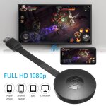 Dongle d'affichage wifi sans fil, cl tv, adaptateur vido, airplay dlna, partage d'cran en miroir, ...
