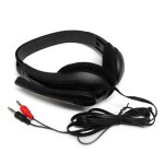 Double 3. 5mm black casque de jeu stro  rduction de bruit avec micro pour ordinateur portable ps4, ...