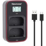 Double chargeur usb a ecran lcd intelligent pour canon lp - e6, lp - e6n and canon eos 5ds r, eos 5ds, ...