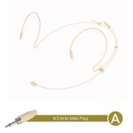 Double crochet d'oreille casque microphone porté omnidirectionnel condensateur cartouche microphone pour ... Double crochet d'oreille casque microphone porté omnidirectionnel condensateur cartouche microphone pour ...