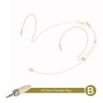 Double crochet d'oreille casque microphone porté omnidirectionnel condensateur cartouche microphone pour ... Double crochet d'oreille casque microphone porté omnidirectionnel condensateur cartouche microphone pour ...