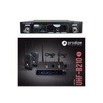 Double micro sans fil serre tte pro uhf b210 dsp lavaliers duo + micro - cravate vhf - 2 x 50 frquences ...