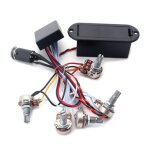 Double potentiomètre de pré - ampli eq a 3 bandes, circuit de guitare pour micro basse active, accessoires ... Double potentiomètre de pré - ampli eq a 3 bandes, circuit de guitare pour micro basse active, accessoires ...