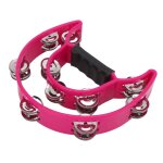 Double rang�e de tambourin en plastique tambourin a main avec mini instrument de percussion de cloches ...
