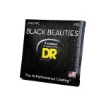 Dr bke7 - 9 - black beauties - black, jeu guitare electrique, 7 cordes light 9 - 52