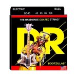 Dr bz - 45 - bootzillas - clear coated stainless steel, jeu guitare basse, medium 45 - 105
