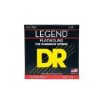 Dr fl - 11 - legend - polished flatwound, jeu guitare electrique, light 11 - 48