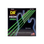 Dr ngb5 - 40 - hi - def neon - green, jeu guitare basse, 5 cordes light 40 - 120
