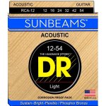 Dr strings sunbeams rca - 12 cordes guitare folk acoustique 12 - 54