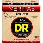 Dr strings veritas vta - 11 cordes guitare folk acoustique 11 - 50
