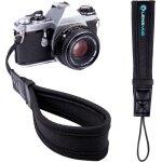Dragonne appareil photo en noprne ¿ poigne confortable pour reflex, hybride, compact ¿ compatible ...