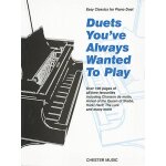 Duets you've always wanted to - recueil piano duet musch61185 9780711964051