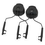 Dulmdiateur set - manchon d'oreille lectronique, adaptateur de rail de coque de casque, 3m peltor tactical ...