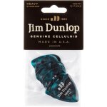 Dunlop 483p11hv - sachet de 12 m�diators celluloid turquoise pearl heavy