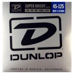 Dunlop super bright nickel plated steel médium 45 - 125 - jeu 5 cordes guitare basse Dunlop super bright nickel plated steel médium 45 - 125 - jeu 5 cordes guitare basse