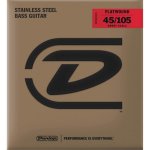 Dunlop dbfs45105s - jeu de cordes basse - filets plats short scale 45 - 105 Dunlop dbfs45105s - jeu de cordes basse - filets plats short scale 45 - 105