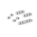 Durable cavoline clip mix lot de 7 clips adhsifs pour 1 cble 2, 3 ou 4 cbles gris - 504110