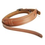 Durable cuir et mtal boucle guitare electrique sangle ceinture epaulette rglable guitare vintage
