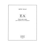 Betsy jolas : ea - petite suite varie pour trompette en ut et vibraphone - recueil trumpet in c and ...