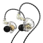 �couteur 10 mm double pilote magn�tique hifi sport dj moniteur casque dans l'oreille moniteur casque ...