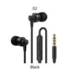 Ecouteurs super bass pour t�l�phone, oreillettes de sport, antibruit avec micro, casque de jeu, pour ...