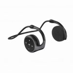 Ecouteurs bluetooth 5. 0 3 en 1 pour le cou, casque d'ecoute, lecteur mp3, radio fm, support de carte ...