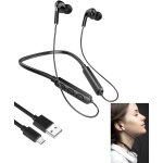 Ecouteurs bluetooth 5. 1 avec tour de cou - ecouteurs filaires - avec micro antibruit - magntique - ...