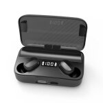 Ecouteurs bluetooth anti - bruit avec bo�tier magn�tique et ecran led yonis