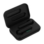 Ecouteurs bluetooth embouts classiques boitier charge autonomie 3h akashi noir