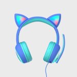Ecouteurs bluetooth avec microphone pour l'ducation prcoce des filles, casque d'coute mignon pour ...