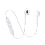 écouteurs bluetooth sans fil 5. 0 léger tour de cou sport stéréo musique casque casque avec micro, blanc ... écouteurs bluetooth sans fil 5. 0 léger tour de cou sport stéréo musique casque casque avec micro, blanc ...