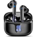 Ecouteurs bluetooth sans fil, ecouteurs bluetooth 5. 3 avec 4enc antibruit mics, 40 heures oreillette ...