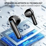Ecouteurs bluetooth sans fil, ecouteur bluetooth 5. 3 hi - fi son st�r�o casque bluetooth avec enc mic, ...