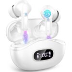 Ecouteurs bluetooth sans fil, ecouteurs bluetooth 5. 3, ip7 etanche oreillette bluetooth avec enc antibruit ...