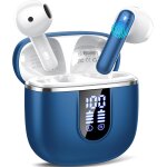 Ecouteurs bluetooth sans fil, ecouteurs bluetooth 5. 4 avec 4 enc r�duction antibruit mic, 40h casque ...
