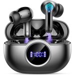 Ecouteurs bluetooth sans fil, ecouteurs bluetooth5. 4 avec hifi st�r�o basses, 4 enc antibruit mic ecouteur ...