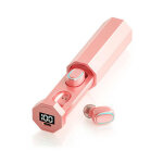 Ecouteurs bluetooth sans fil confortables etanches avec microphone int�gr� rose yonis