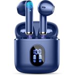 Ecouteurs bluetooth sans fil, oreillette bluetooth 5. 3 avec appel clair mics, ecouteurs sans fil hifi ...