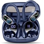 Ecouteurs bluetooth sans fil sport, 50h ecouteurs bluetooth 5. 3 avec 4 enc mic, ip7 etanche oreillette ...