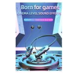 Ecouteurs bluetooth sans fil tour de cou avec �cran led, casque de jeu, casque de sport magn�tique �tanche ...