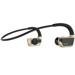 Ecouteurs bluetooth sport sans fil avec m�moire 8gb et p�dometre int�gr� or yonis
