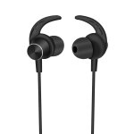 �couteurs bluetooth tour de cou sport casque st�r�o avec microphone, noir